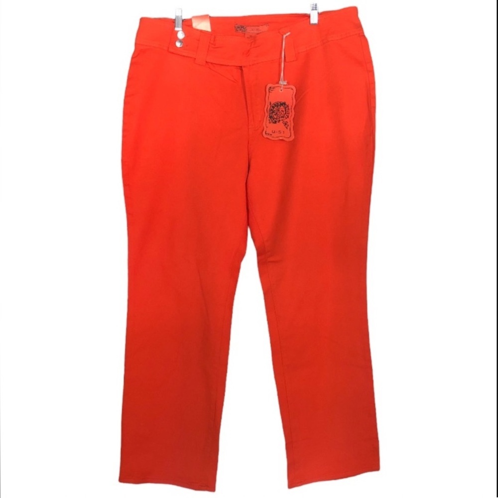 NWT orange U-51 jeans Size 22